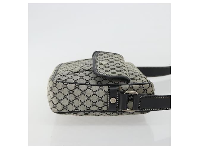 Céline CELINE Macadam Canvas Shoulder Bag Navy Silver - vista 3