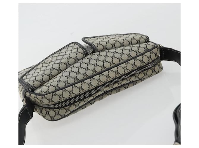 Céline CELINE Macadam Canvas Shoulder Bag Navy Silver - vista 6