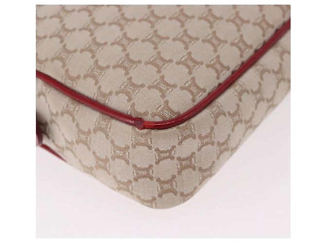 Céline CELINE Macadam Canvas Shoulder Bag PVC Beige Gold - vista 16