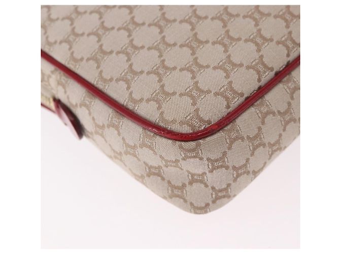 Céline CELINE Macadam Canvas Shoulder Bag PVC Beige Gold - vista 18