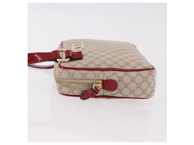 Céline CELINE Macadam Canvas Shoulder Bag PVC Beige Gold - vista 4