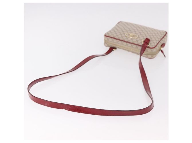 Céline CELINE Macadam Canvas Shoulder Bag PVC Beige Gold - vista 6