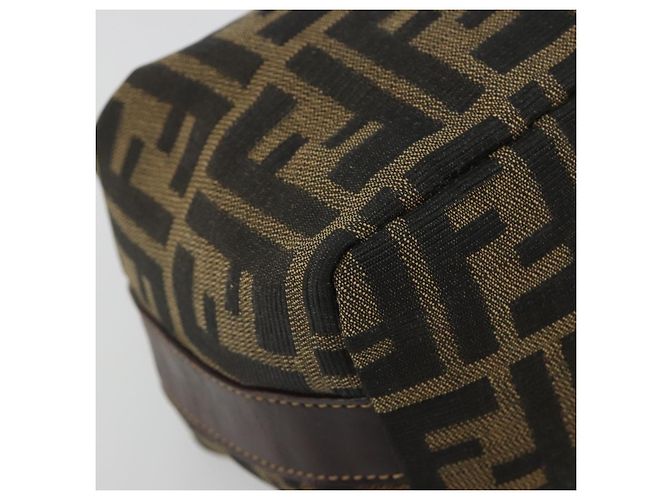 FENDI Zucca Canvas Pouch Black Brown - vista 14