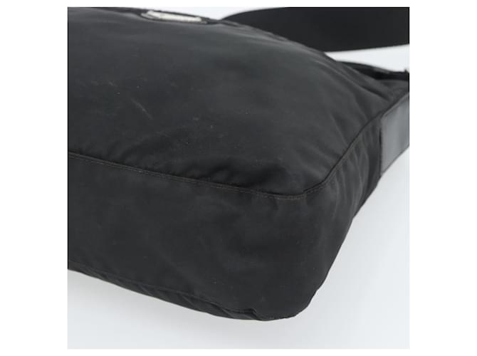 PRADA Nylon Shoulder Bag Black Silver - vista 10