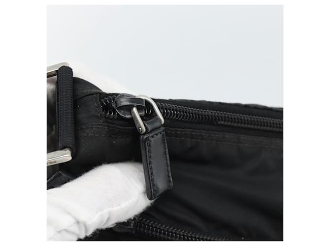 PRADA Nylon Shoulder Bag Black Silver - vista 16