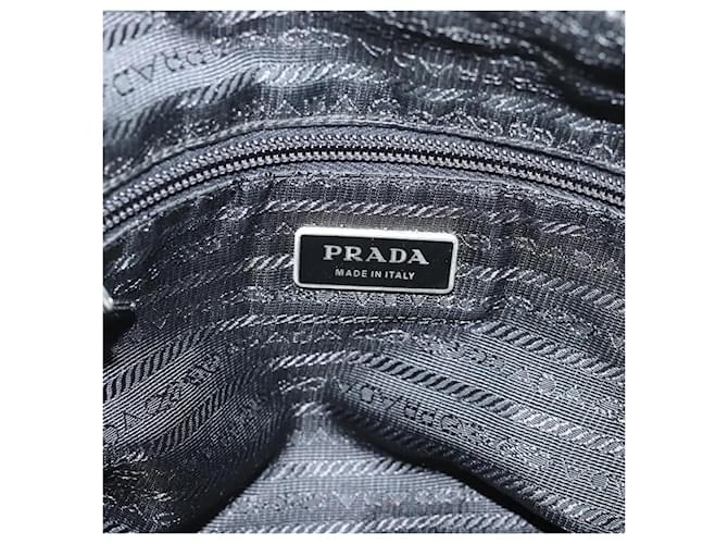 PRADA Nylon Shoulder Bag Black Silver - vista 17