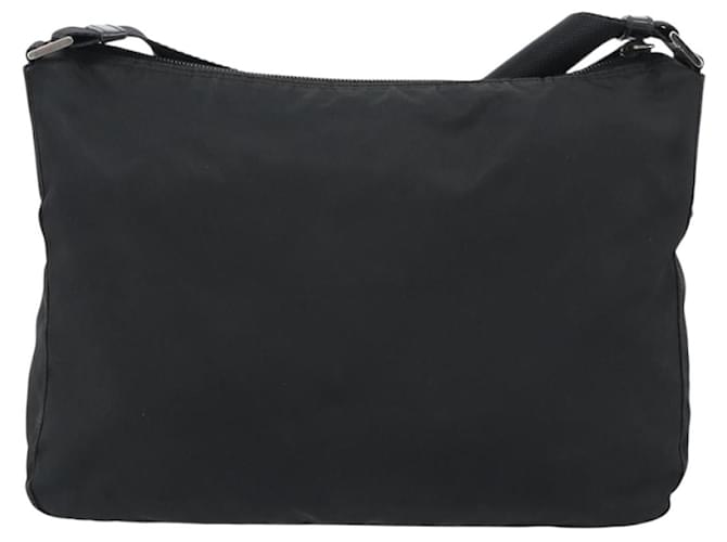 PRADA Nylon Shoulder Bag Black Silver - vista 3