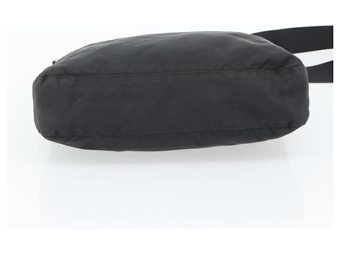 PRADA Nylon Shoulder Bag Black Silver - vista 9