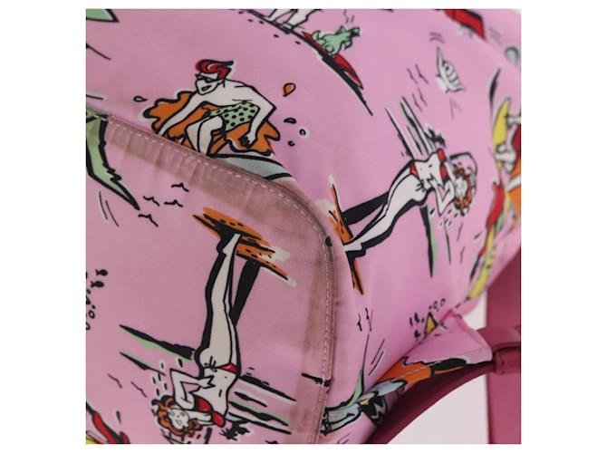 PRADA Backpack Nylon Pink Silver - vista 15