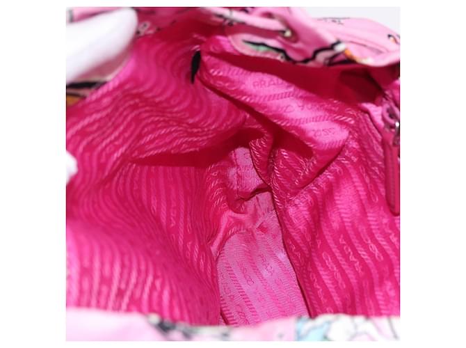 PRADA Backpack Nylon Pink Silver - vista 23