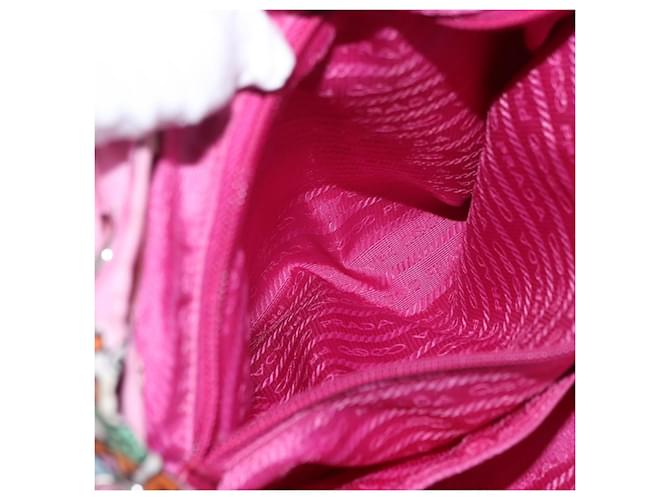 PRADA Backpack Nylon Pink Silver - vista 25