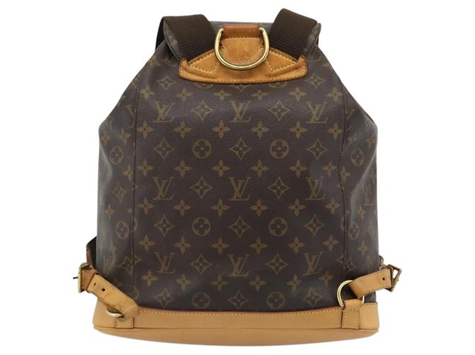 LOUIS VUITTON Monogram Montsouris GM Backpack M51135 LV - vista 3