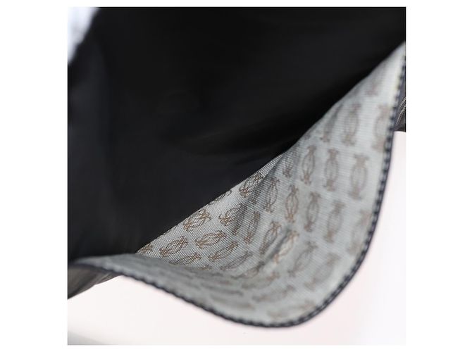 LOEWE Anagram Clutch Bag Leather Black - vista 12