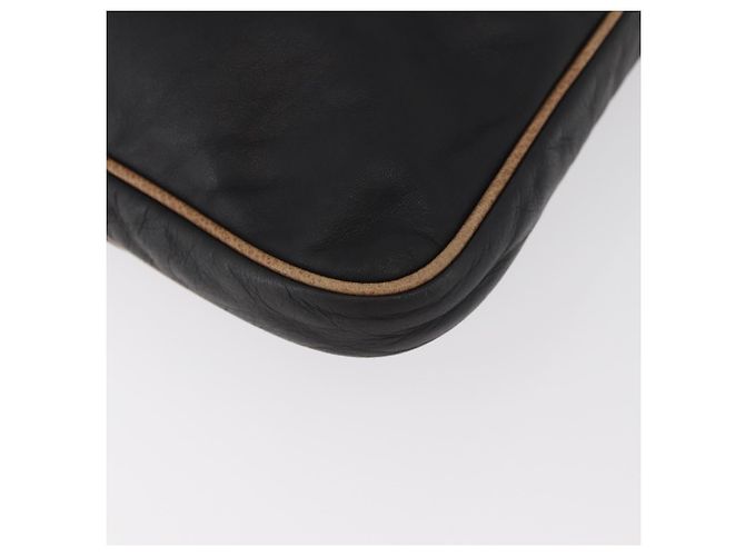 LOEWE Anagram Clutch Bag Leather Black - vista 15