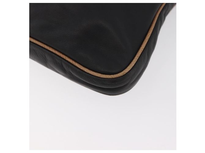 LOEWE Anagram Clutch Bag Leather Black - vista 16