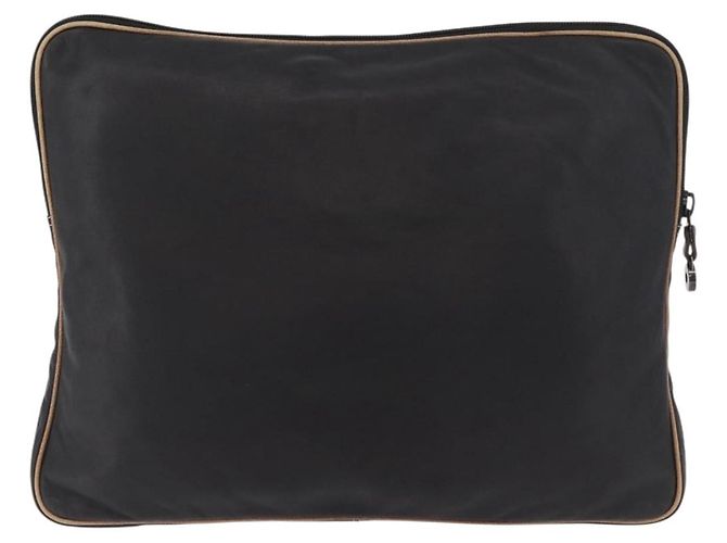 LOEWE Anagram Clutch Bag Leather Black - vista 2