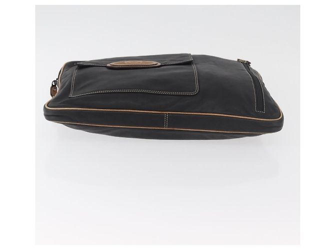 LOEWE Anagram Clutch Bag Leather Black - vista 6