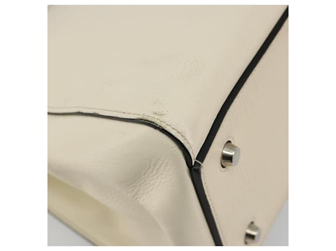 Céline CELINE Hand Bag Leather White Silver - vista 14
