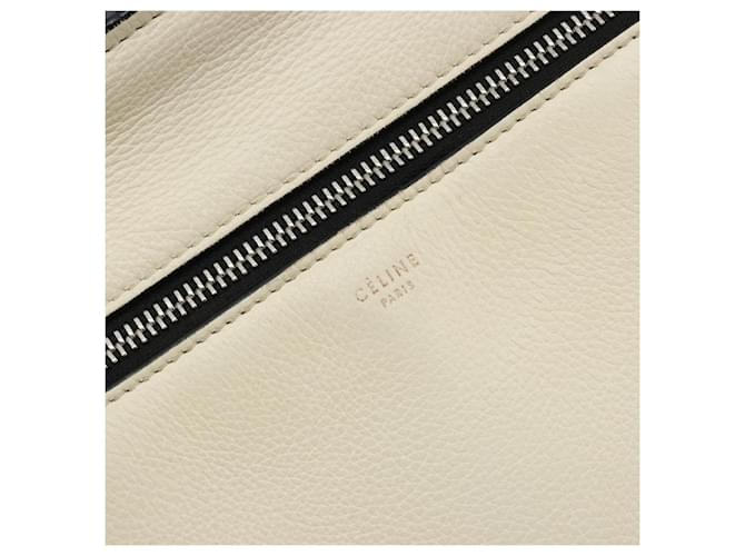 Céline CELINE Hand Bag Leather White Silver - vista 17