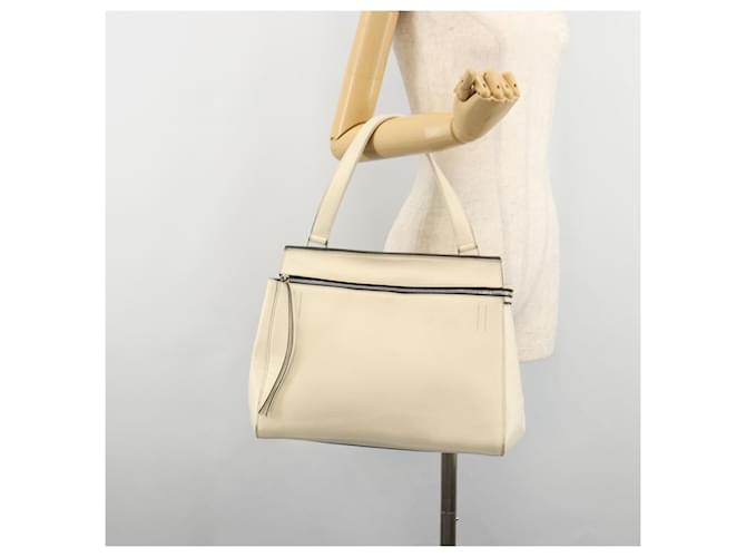Céline CELINE Hand Bag Leather White Silver - vista 22