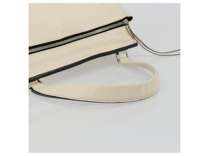 Céline CELINE Hand Bag Leather White Silver - vista 7