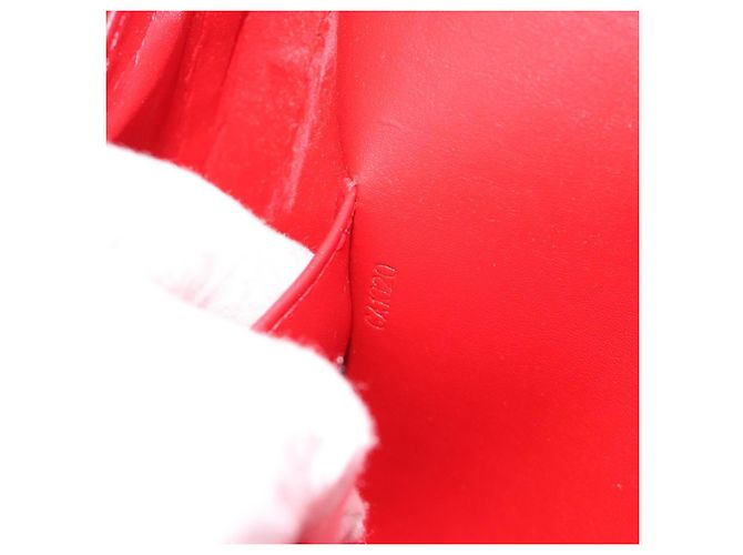 LOUIS VUITTON Monogram Vernis Thompson Street Bag Red Rouge M91094 - vista 12