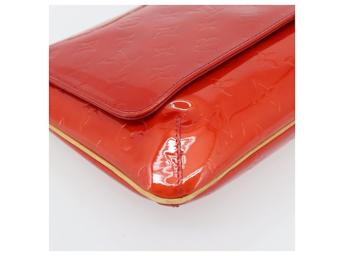 LOUIS VUITTON Monogram Vernis Thompson Street Bag Red Rouge M91094 - vista 14