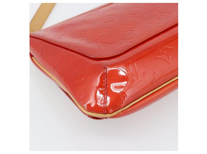 LOUIS VUITTON Monogram Vernis Thompson Street Bag Red Rouge M91094 - vista 16