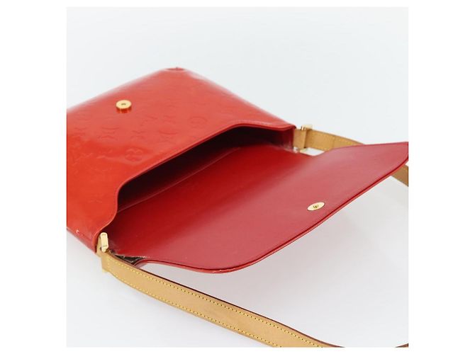 LOUIS VUITTON Monogram Vernis Thompson Street Bag Red Rouge M91094 - vista 17