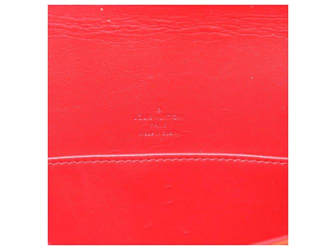 LOUIS VUITTON Monogram Vernis Thompson Street Bag Red Rouge M91094 - vista 18