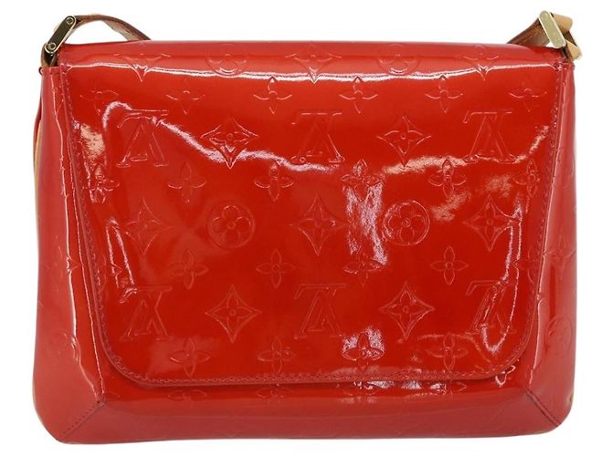 LOUIS VUITTON Monogram Vernis Thompson Street Bag Red Rouge M91094 - vista 2