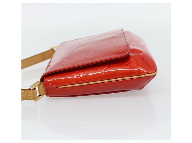 LOUIS VUITTON Monogram Vernis Thompson Street Bag Red Rouge M91094 - vista 3