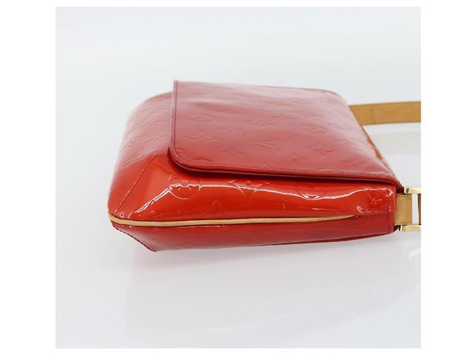 LOUIS VUITTON Monogram Vernis Thompson Street Bag Red Rouge M91094 - vista 4