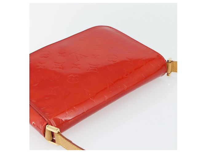 LOUIS VUITTON Monogram Vernis Thompson Street Bag Red Rouge M91094 - vista 6