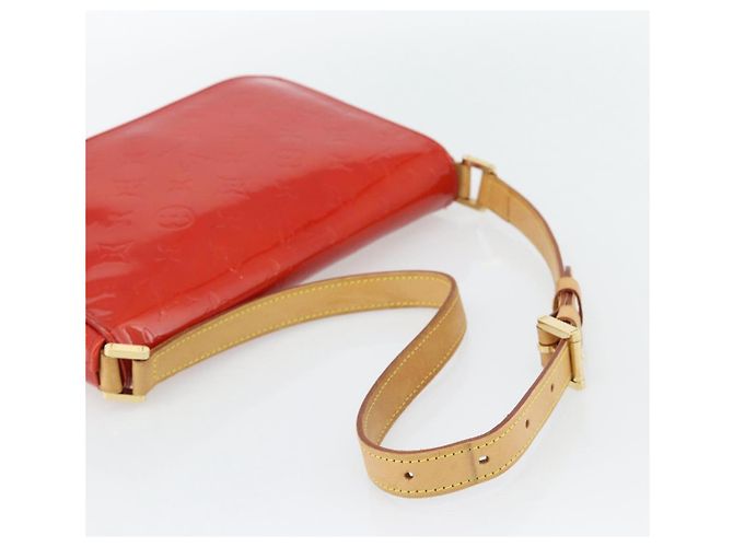 LOUIS VUITTON Monogram Vernis Thompson Street Bag Red Rouge M91094 - vista 7