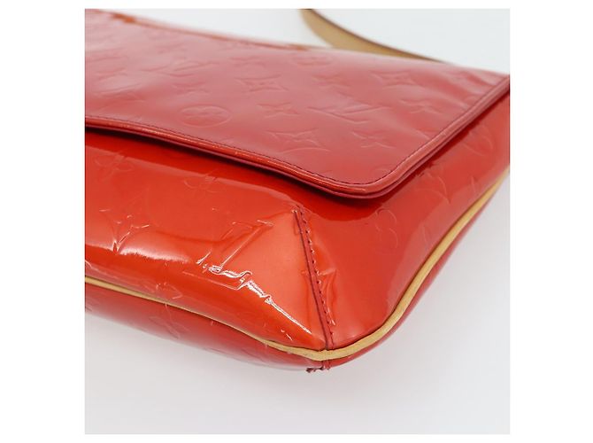 LOUIS VUITTON Monogram Vernis Thompson Street Bag Red Rouge M91094 - vista 9