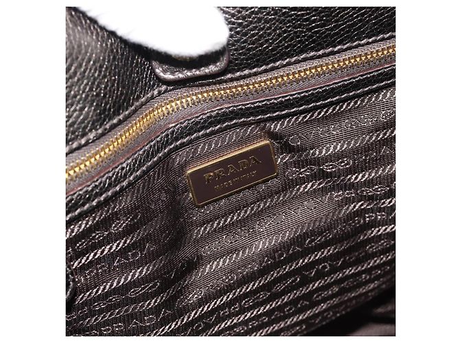 PRADA Tote Bag Leather 2way Gold - vista 17