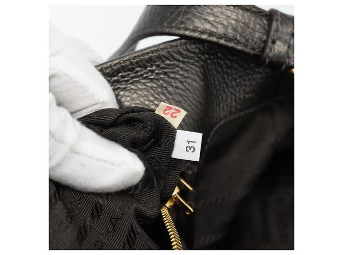 PRADA Tote Bag Leather 2way Gold - vista 23