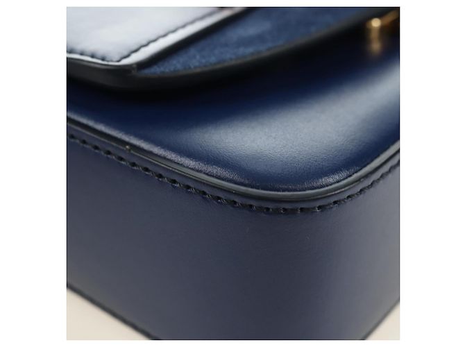 Chloé Chloe Chloe C Hand Bag Leather 2way Blue Gold - vista 12