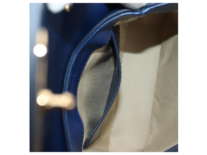 Chloé Chloe Chloe C Hand Bag Leather 2way Blue Gold - vista 25