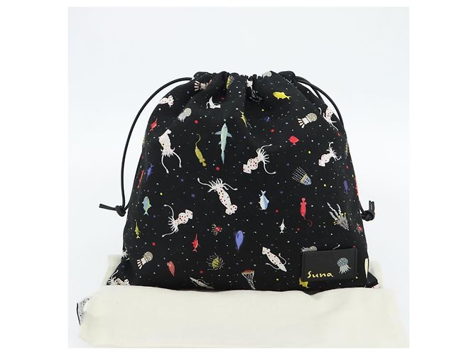LOEWE Purse Pouch Canvas Black - vista 12