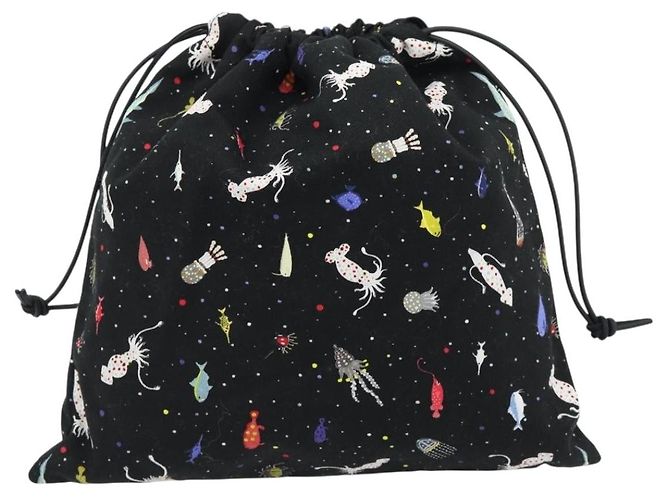 LOEWE Purse Pouch Canvas Black - vista 2