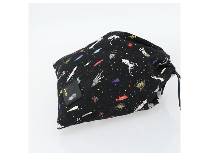 LOEWE Purse Pouch Canvas Black - vista 4