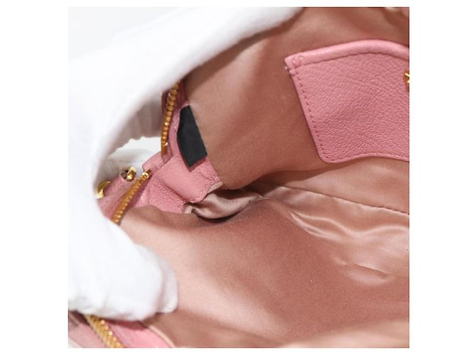 Miu Miu Shoulder Bag Leather Pink Gold - vista 20