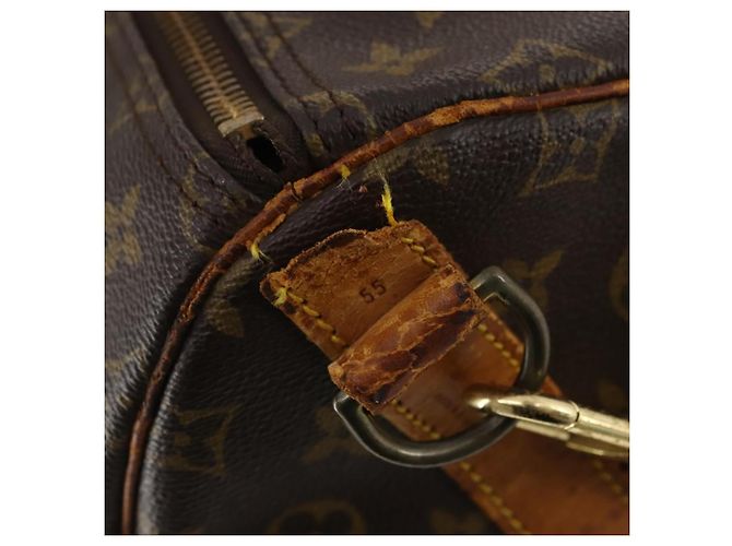 LOUIS VUITTON Monogram Keepall Bandouliere 55 Boston Bag M41414 LV - vista 10