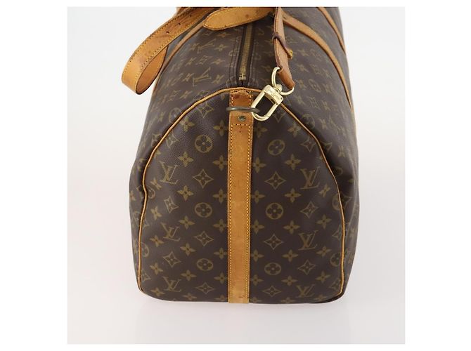 LOUIS VUITTON Monogram Keepall Bandouliere 55 Boston Bag M41414 LV - vista 3