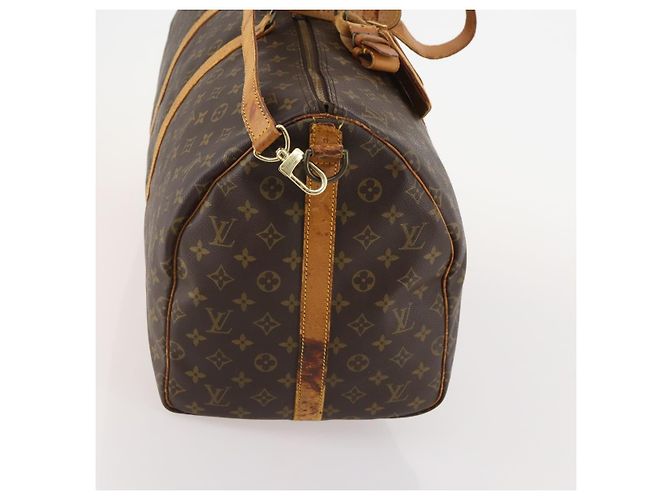LOUIS VUITTON Monogram Keepall Bandouliere 55 Boston Bag M41414 LV - vista 4