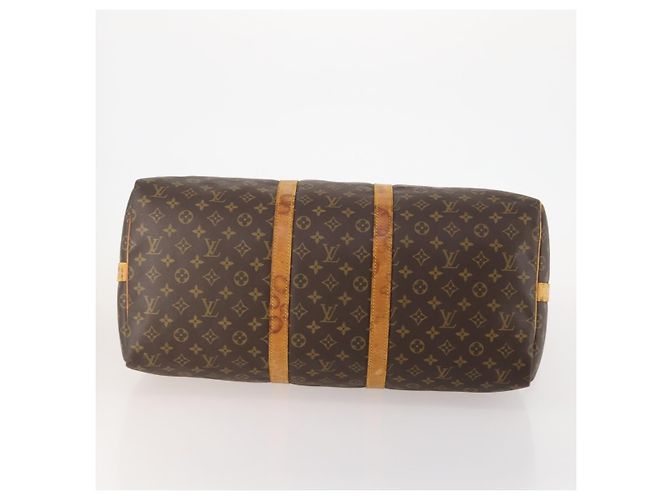 LOUIS VUITTON Monogram Keepall Bandouliere 55 Boston Bag M41414 LV - vista 5