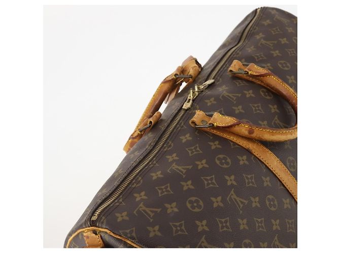 LOUIS VUITTON Monogram Keepall Bandouliere 55 Boston Bag M41414 LV - vista 6
