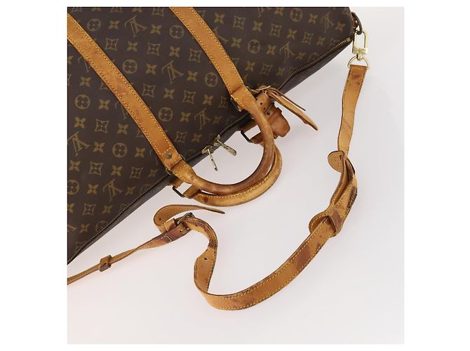 LOUIS VUITTON Monogram Keepall Bandouliere 55 Boston Bag M41414 LV - vista 7